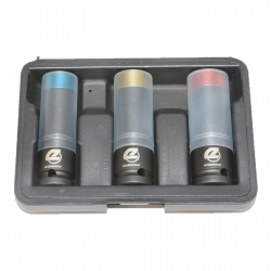 THIN WALL WHEEL NUT SOCKET SET (REINFORCED) 3 PCE  ETR3